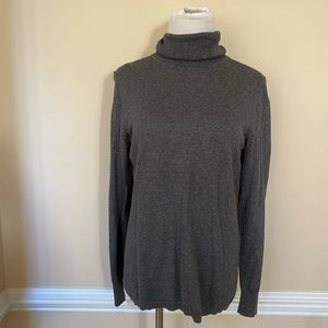 Gray turtle neck sweater